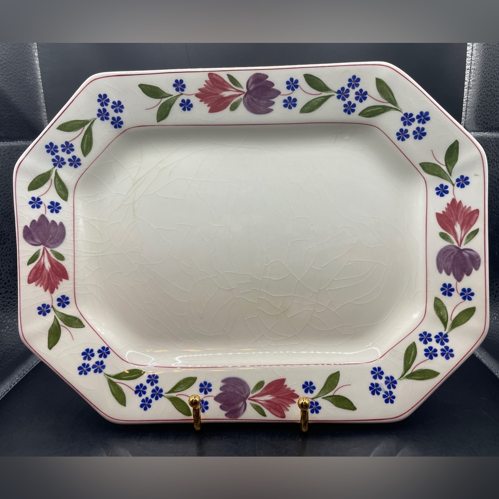 Adams Old Colonial (newer) 12" Oval Serving Platter English Ironstone